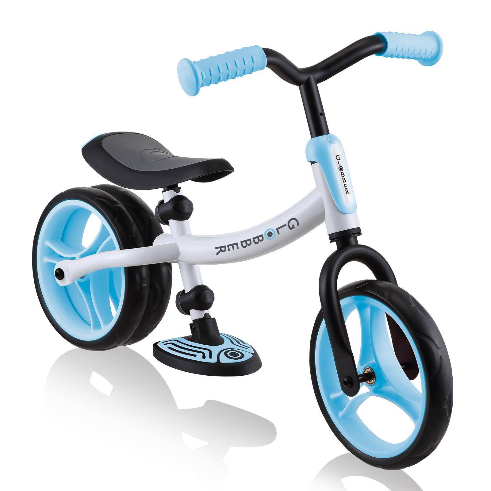 Беговел Globber GO BIKE DUO бело-голубой 614-201