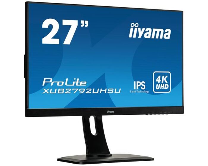 27" Монитор iiyama XUB27 60Hz 3840x2160 IPS черный