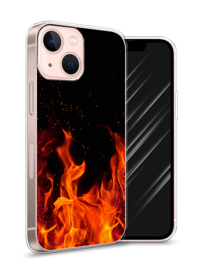 

Чехол Awog на Apple iPhone 13 mini / Айфон 13 mini "Все в огне", Разноцветный, 14150-4