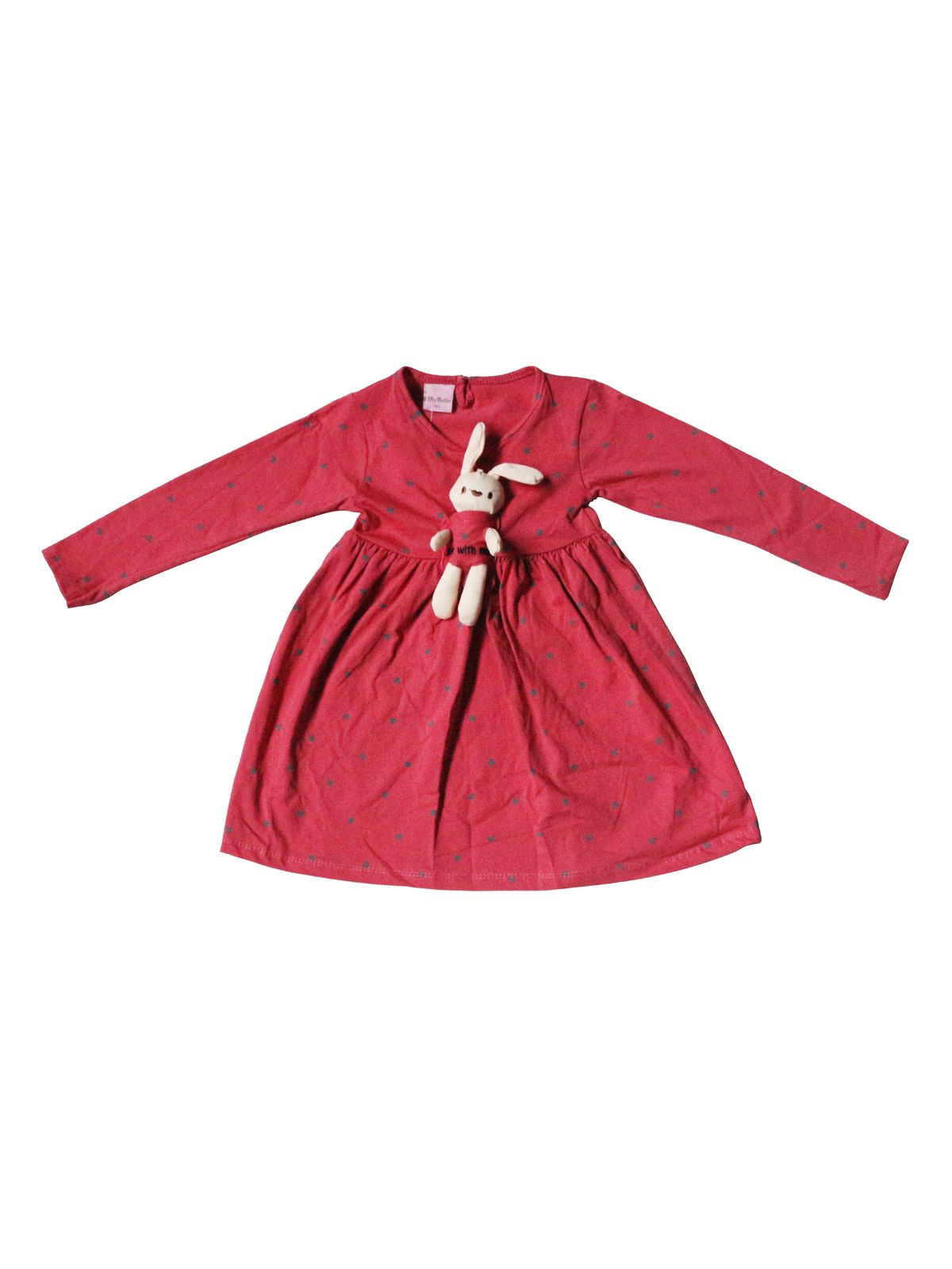 фото Платье для девочек ciggo 6276-01 цвет коралловый, размер 92