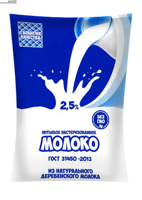 

Молоко 2,5% коровье пастеризованное 925 мл Ситно БЗМЖ