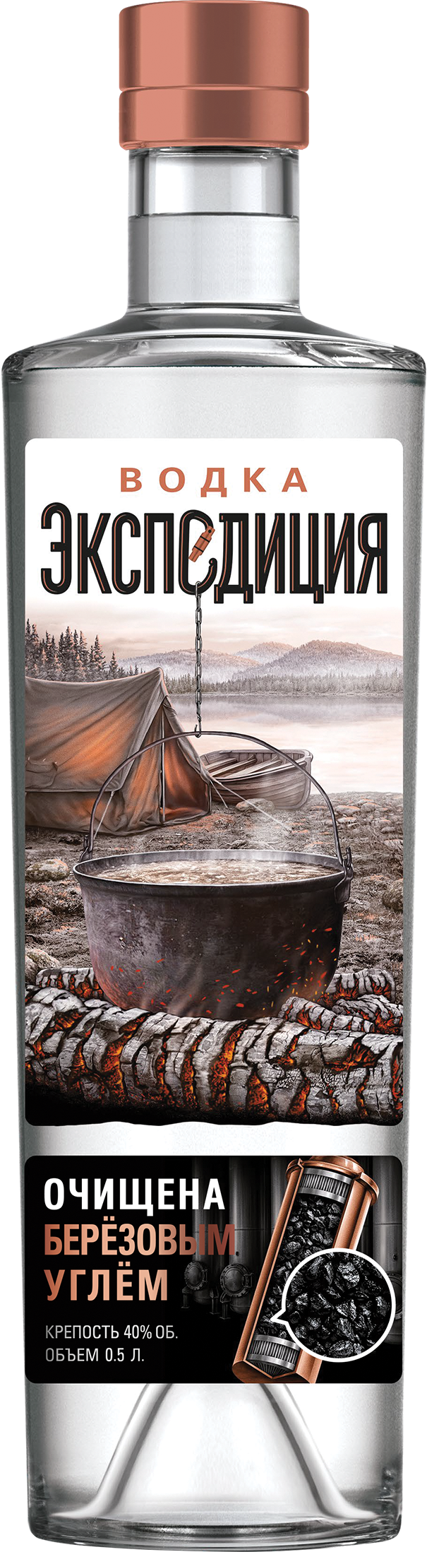 

Водка Экспедиция, 40 %, 500 мл