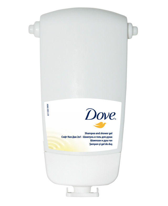 Шампунь и гель для душа Dove  Soft Care 2in1, 250мл