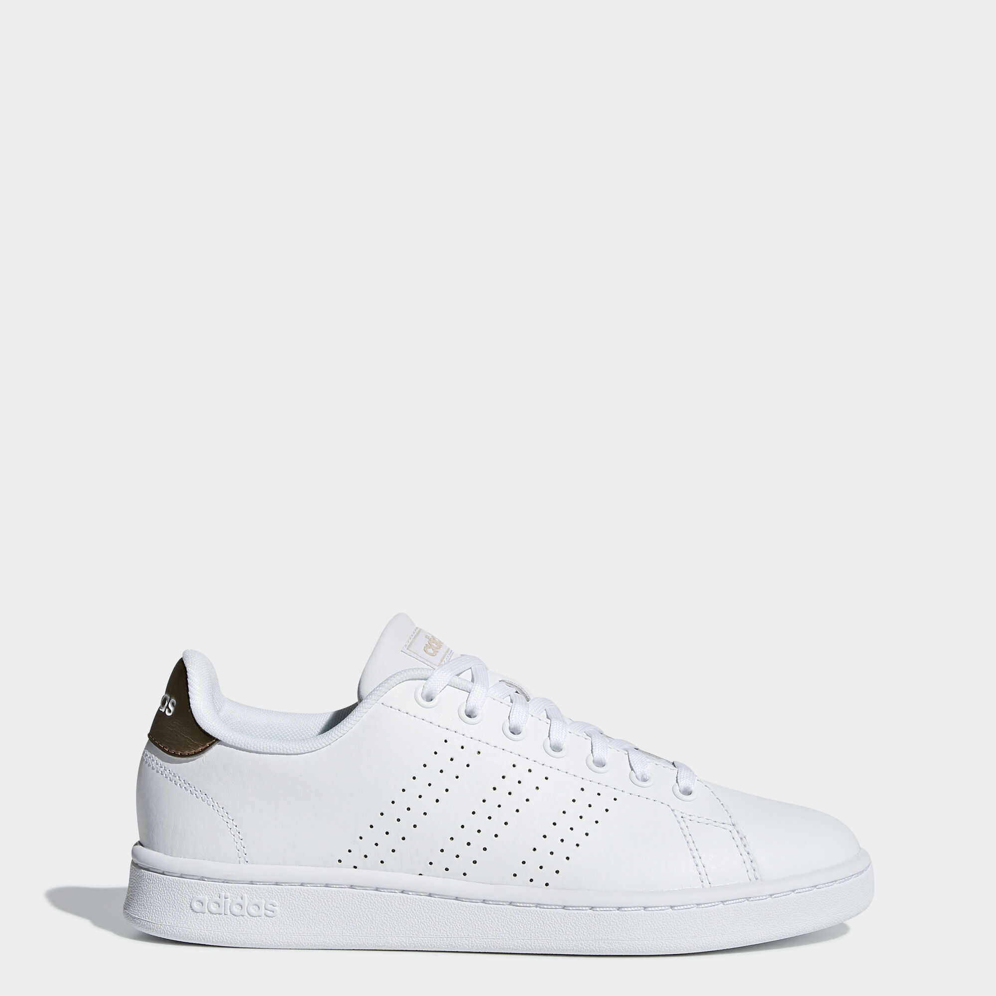 фото Кроссовки женские adidas advantage ftwwht/ftwwht/coppmt белые 7.5 uk