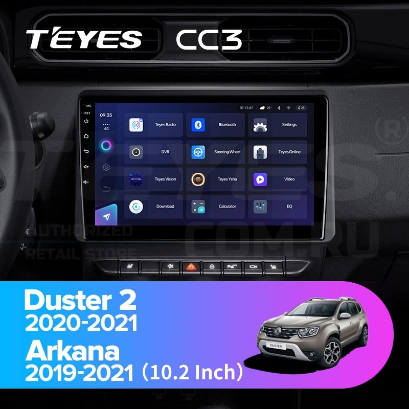 

Штатная магнитола Teyes CC3 4/32 Renault Arkana (2019-2023) F2, CC3
