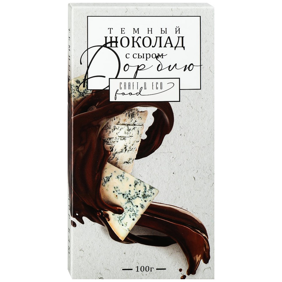 

Шоколад Craft Eco Food темный с сыром дор блю 50 г