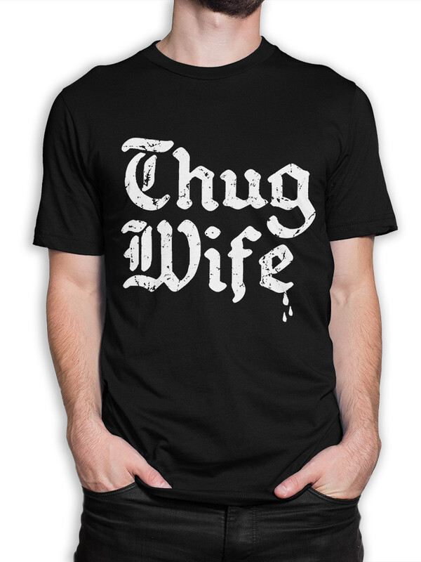 фото Футболка мужская design heroes thug wife черная xs