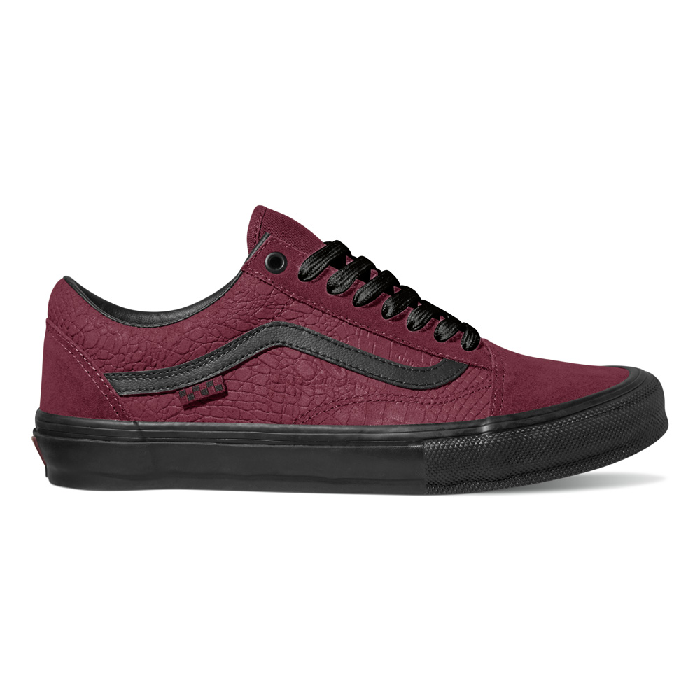 фото Кеды мужские vans mn skate old skool (breana geering бордовые 48 eu