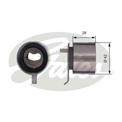 

GATES T41267 (7786-21552) Ролик приводного ремня