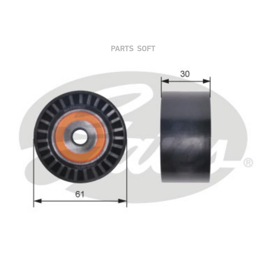 

GATES T42307 (7786-21640) Ролик приводного ремня