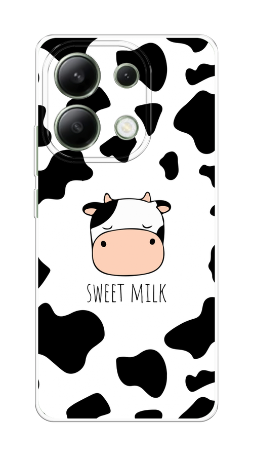 

Чехол на Xiaomi Redmi Note 13 4G (Global) "Sweet milk", Розовый;белый;черный, 321050-1
