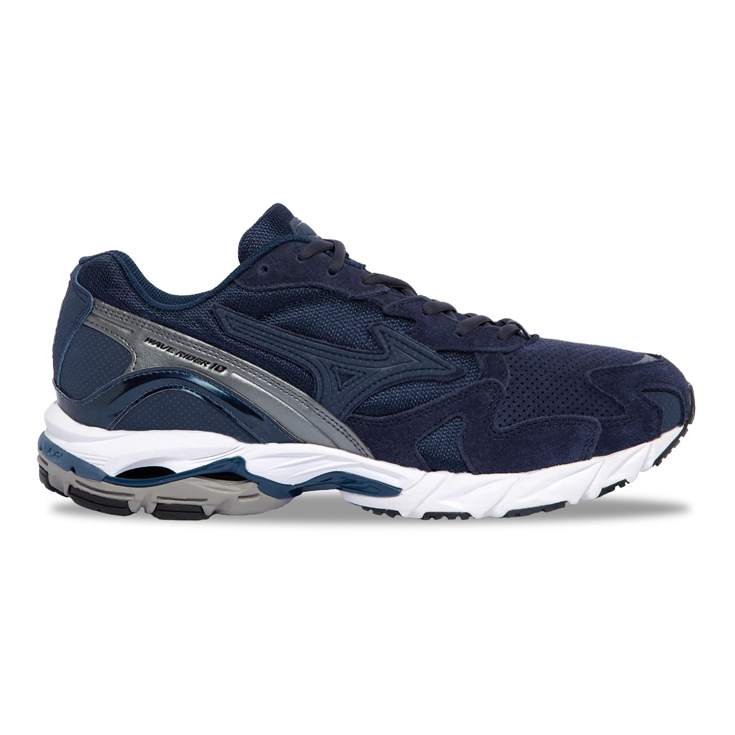 

Спортивные кроссовки мужские Mizuno Wave Rider 10 Premium синие 9.5 EU, Синий, Wave Rider 10 Premium (2023)