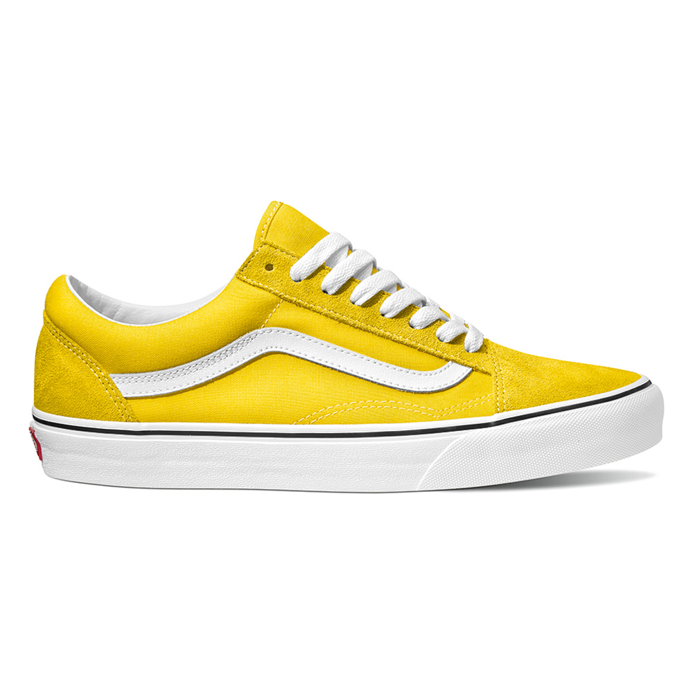 фото Кеды женские vans ua old skool cyber yellow/tr желтые 42 eu