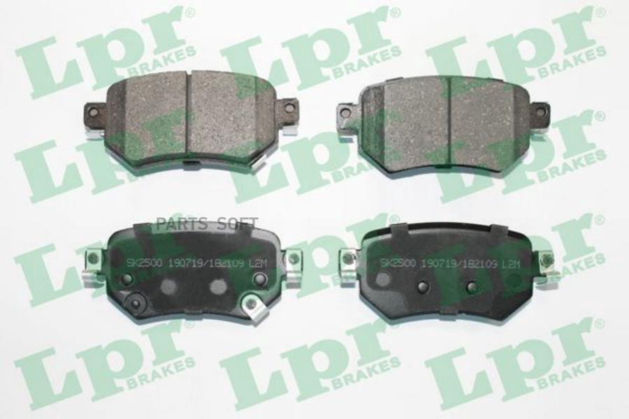 

Тормозные колодки Lpr дисковые 05P2109