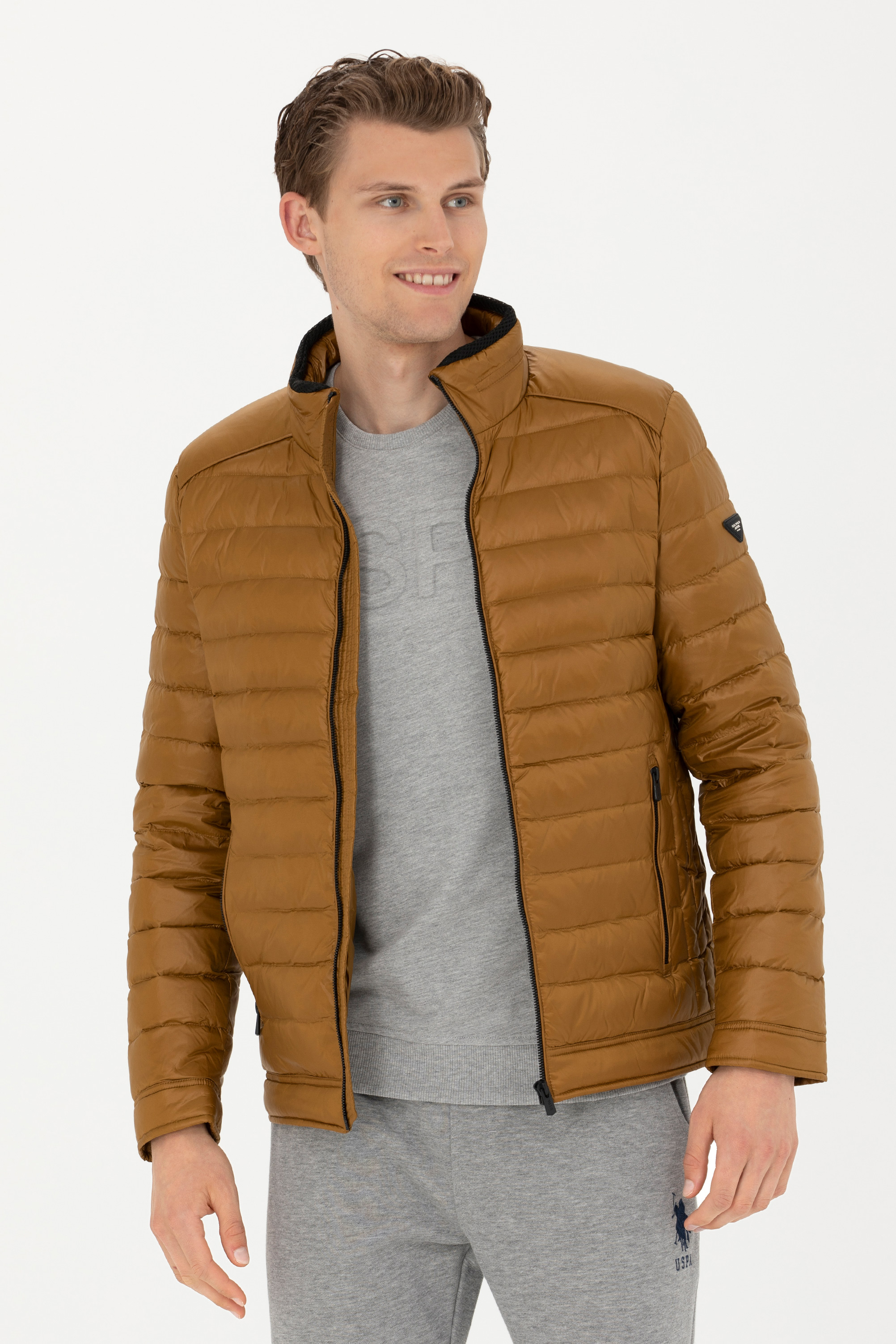 Куртка мужская US Polo Assn G081SZ0MS0MORE23K коричневая 54 RU 9900₽