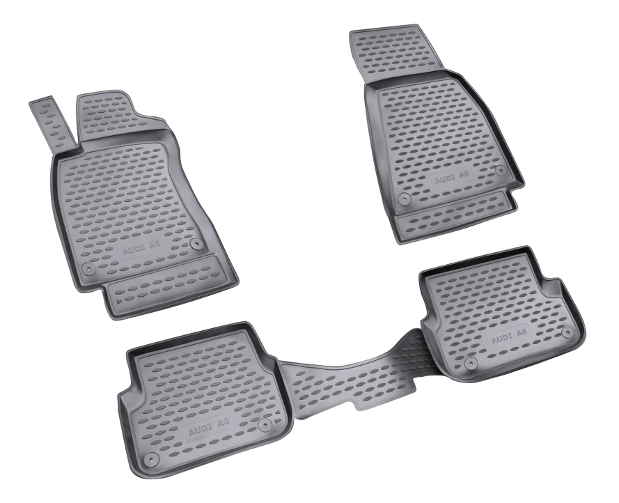 

Коврики в салон AUDI A-6 2004-2/2005,3/2006-2011, 4 шт, (полиуретан)