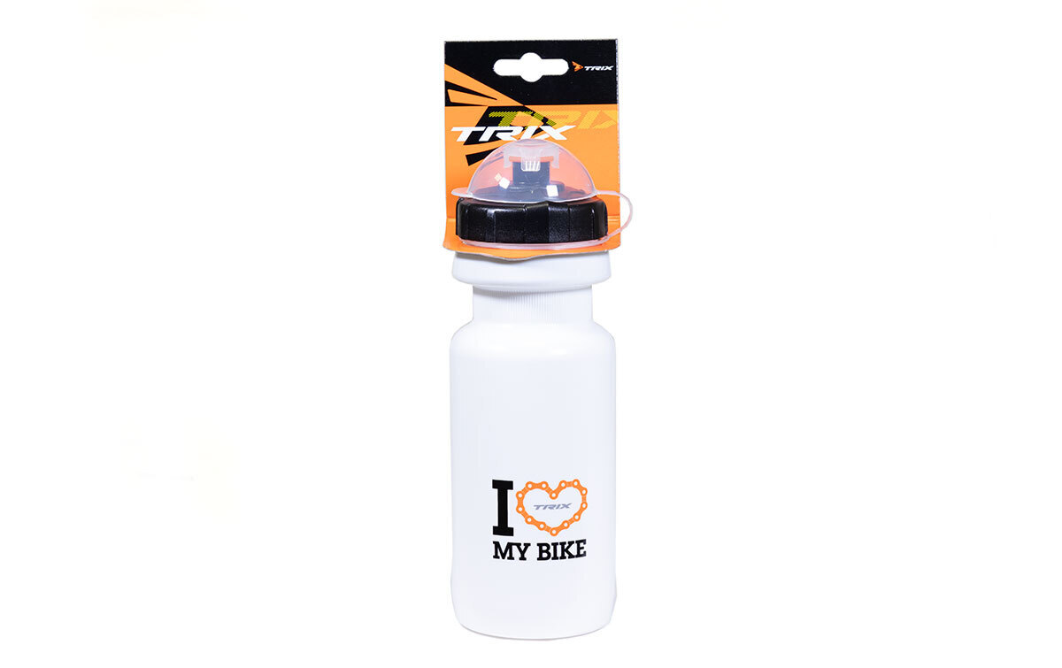 

Фляга TRIX, 600 мл, защитная крышка, 70°С/-10°С, LDPE, черно-белая, Белый;черный