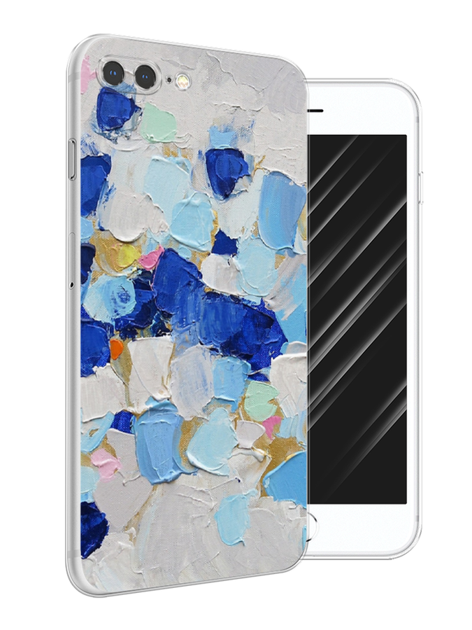 

Чехол Awog на Apple iPhone 7 Plus / Айфон 7 Plus "Холст сине-белый", Разноцветный, 10750-10