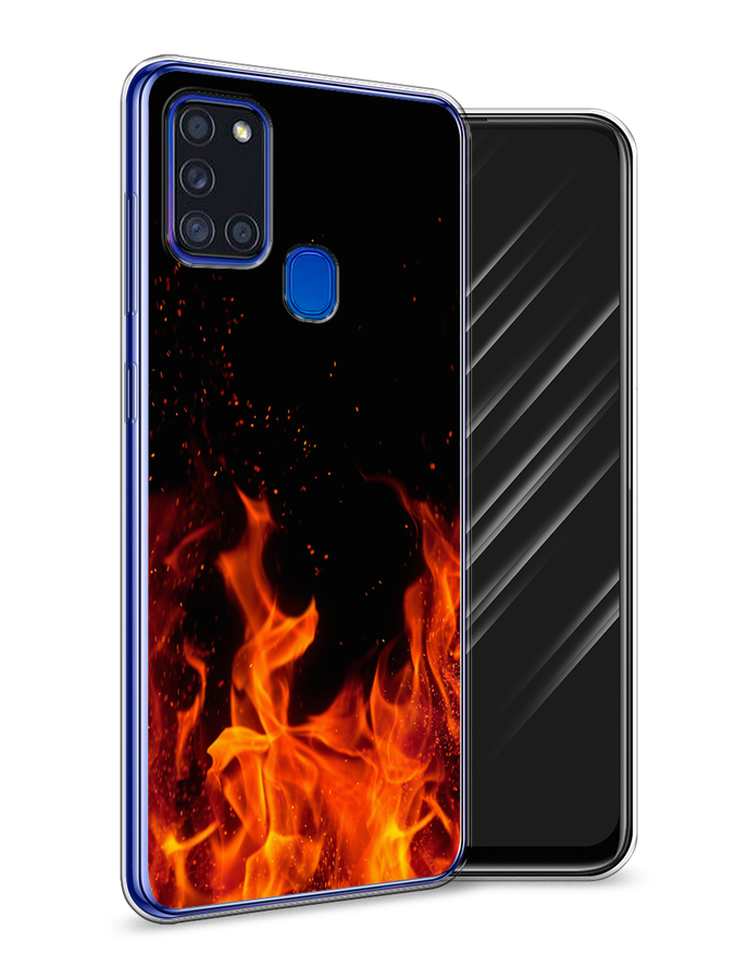 

Чехол Awog на Samsung Galaxy A21s / Самсунг A21s "Все в огне", Разноцветный, 2100250-4