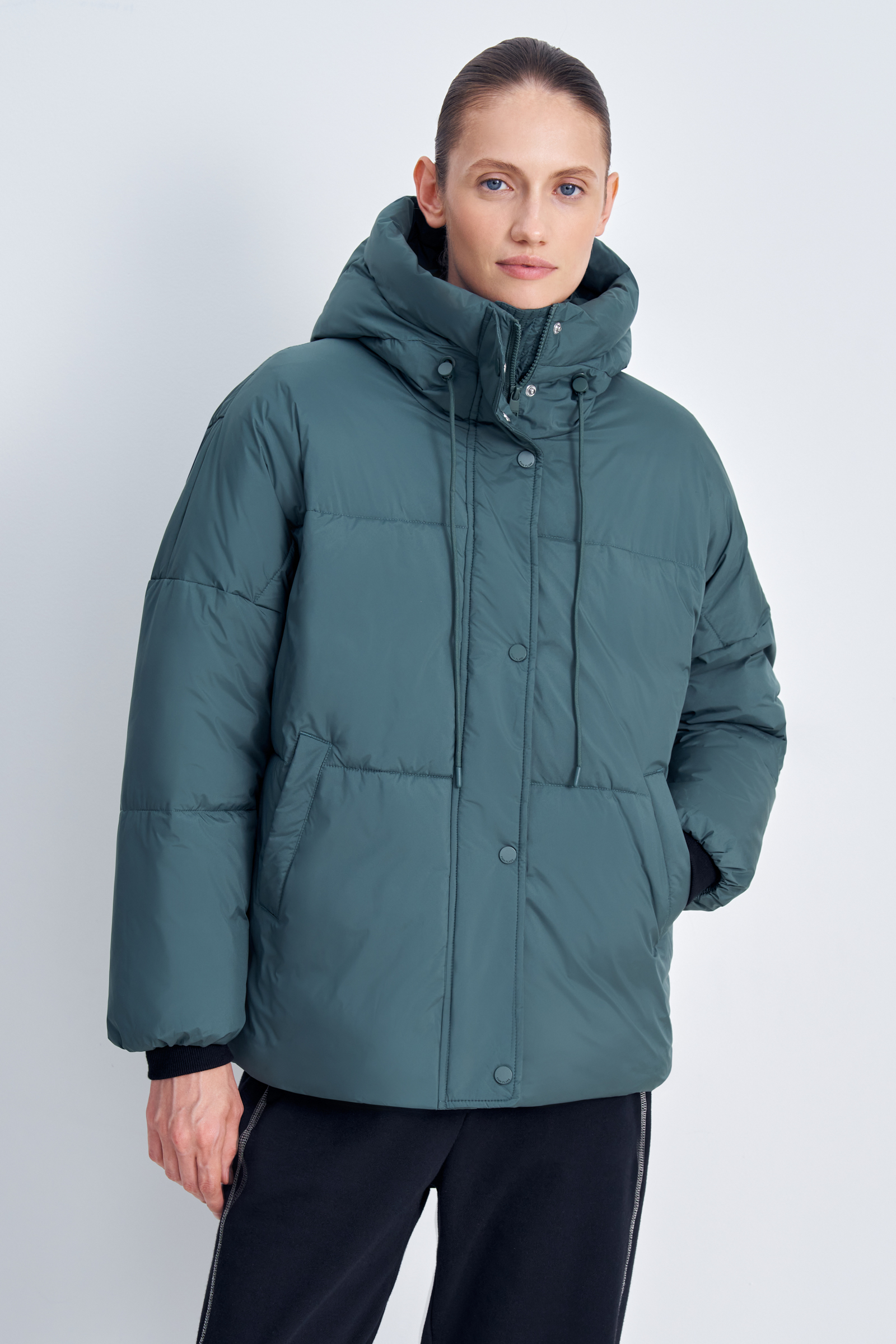 

Куртка женская Finn Flare FAE110185 зеленая 2XL, Зеленый, FAE110185