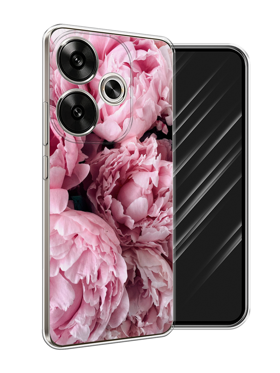 

Чехол Awog на Xiaomi Redmi Turbo 3, Poco F6 "Нежные пионы", Розовый;черный;белый, 322250-1