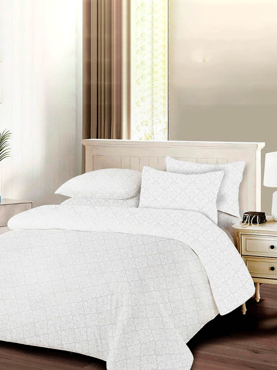 

Постельное белье Сказка Klassik белый евро