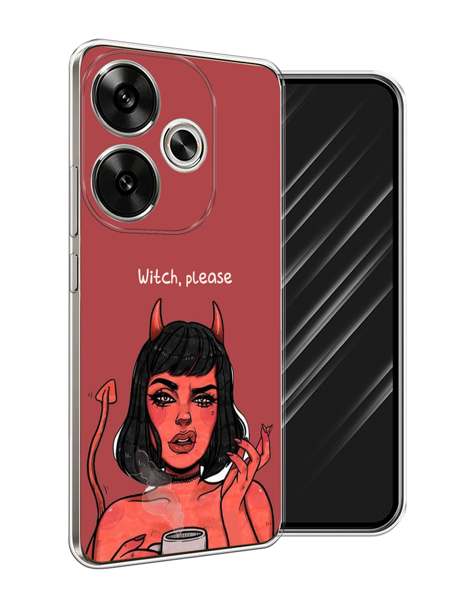 

Чехол Awog на Xiaomi Redmi Turbo 3, Poco F6 "Evil Girl", Бордовый;черный, 322250-1