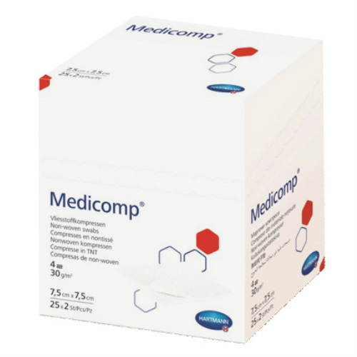 Купить Салфетки Hartmann Medicomp стерильные нетканые 7, 5x7, 5 см 50 шт.
