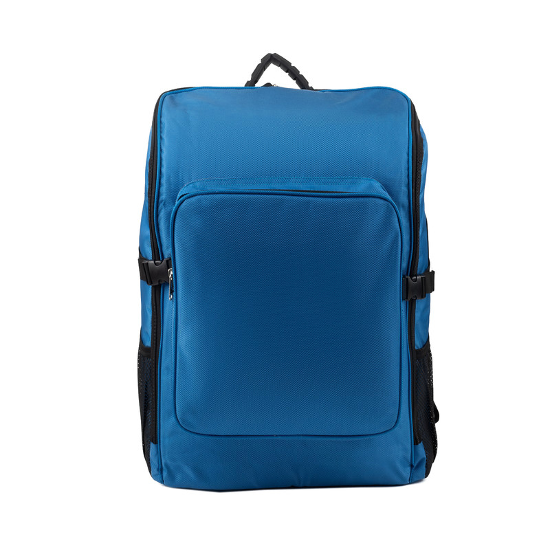 фото Термосумка-рюкзак на молнии 28 л, 3 наружных кармана, цвет синий sima-land