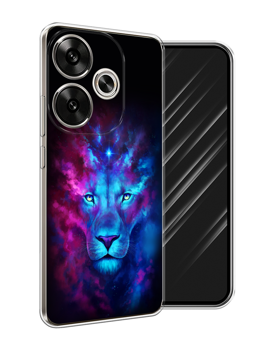 

Чехол Awog на Xiaomi Redmi Turbo 3, Poco F6 "Космический лев", Голубой, 322250-1