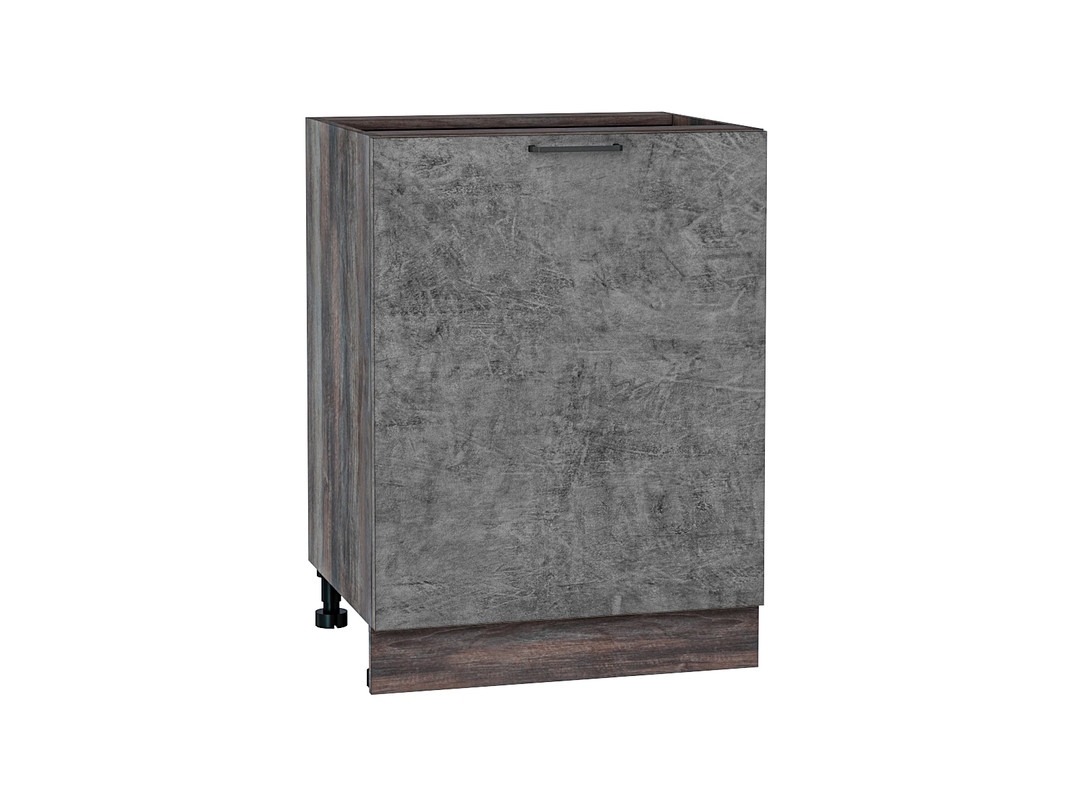

Напольный шкаф 600м с 1-ой дверцей МС Хелмер Сурская мебель ЛДСП Дуб Кальяри/Бетон Ф46, Серый, Хелмер