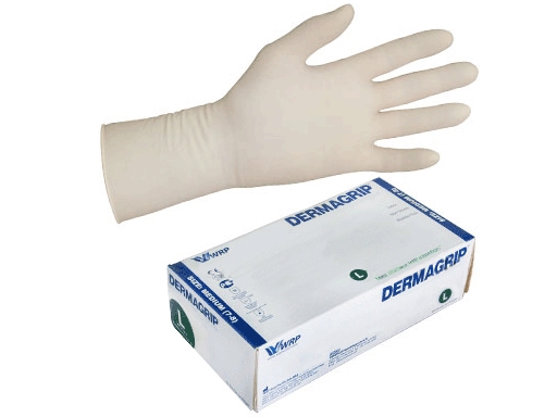 

Перчатки латексные хоз."Dermagrip Extra" L (в уп 25пар)