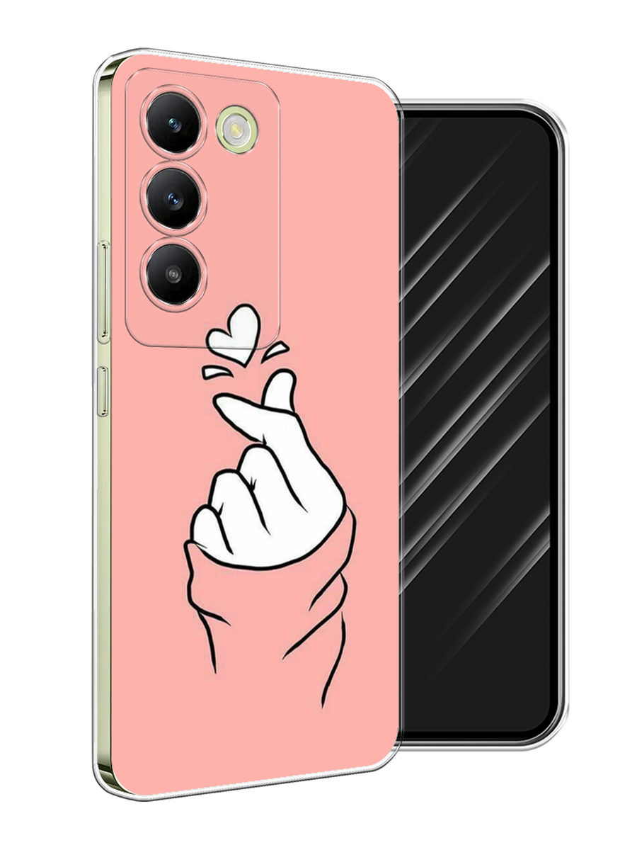 

Чехол Awog на Vivo V30 lite 4G/Y100 4G/T3 5G/V30 SE 5G "Любовь-щелк", Оранжевый, 2610850-1