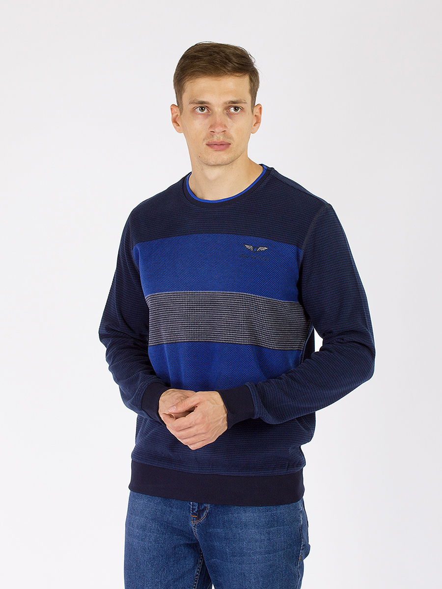 

Джемпер мужской GD60700232 MCL синий L, GD60700232