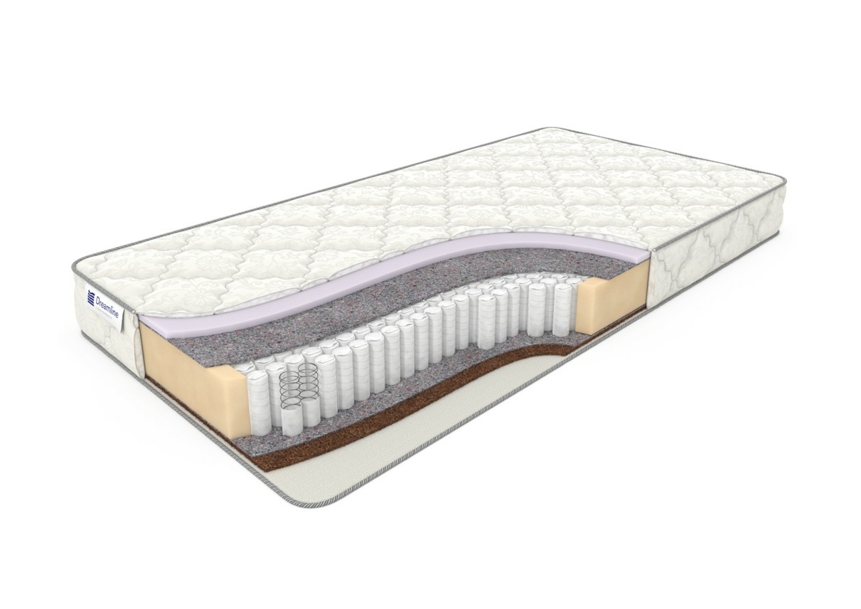 

Матрас Dreamline Teen Various 1000 190х175, Бежевый;белый;серый;серебристый, Teen Various 1000