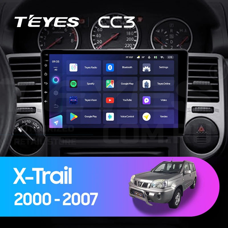 Штатная магнитола Teyes CC3 432 Nissan X-Trail T30 2000-2007 F1 35900₽