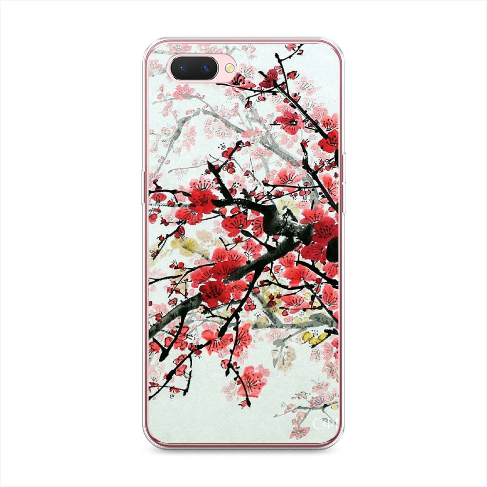 

Чехол Awog на Oppo A3s "Сакура", Разноцветный, 252050-4