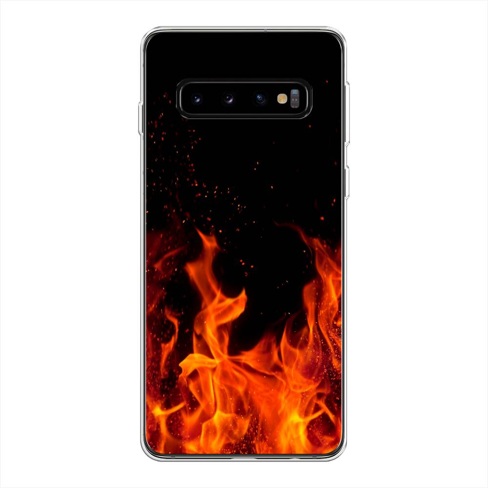 

Чехол Awog на Samsung Galaxy S10 + "Все в огне", Разноцветный, 27150-4