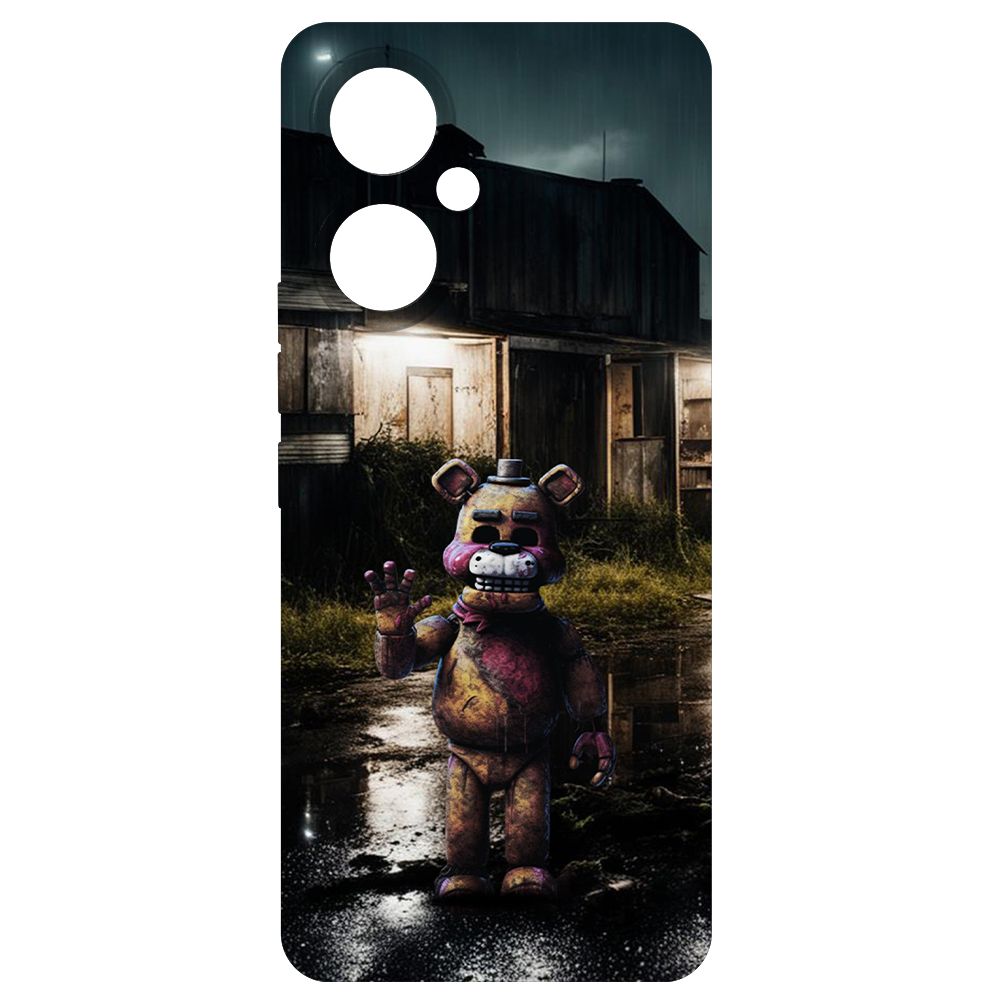 

Чехол-накладка Krutoff Soft Case ФНАФ - Фредди под дождем для TECNO Camon 19 Pro черный