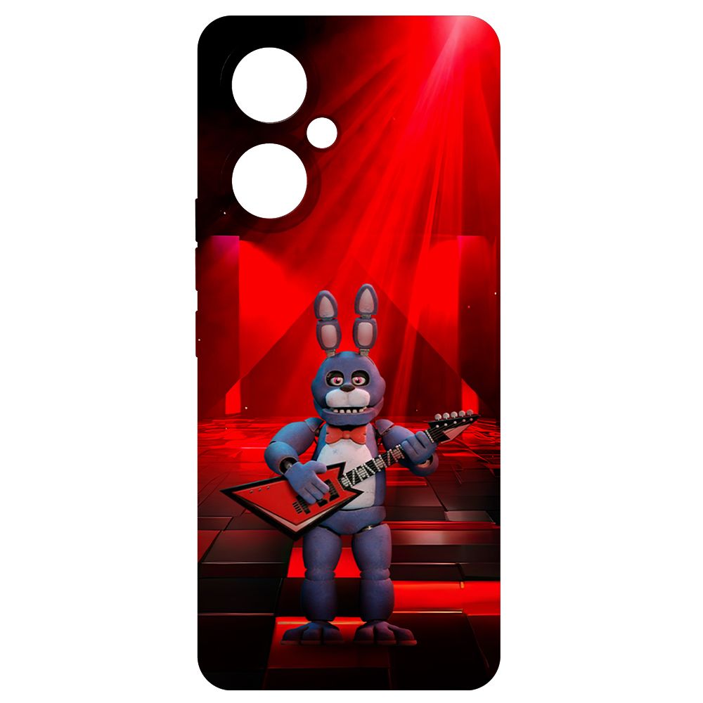 Чехол-накладка Krutoff Soft Case ФНАФ - Бонни с гитарой для TECNO Camon 19 Pro черный