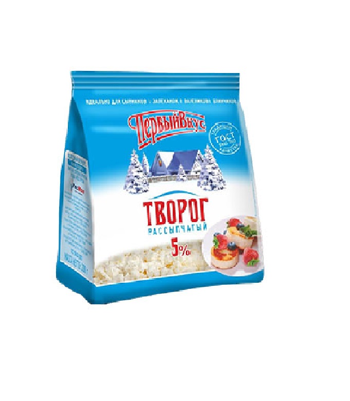 

Творог рассыпчатый Первый вкус 5% БЗМЖ 230 г