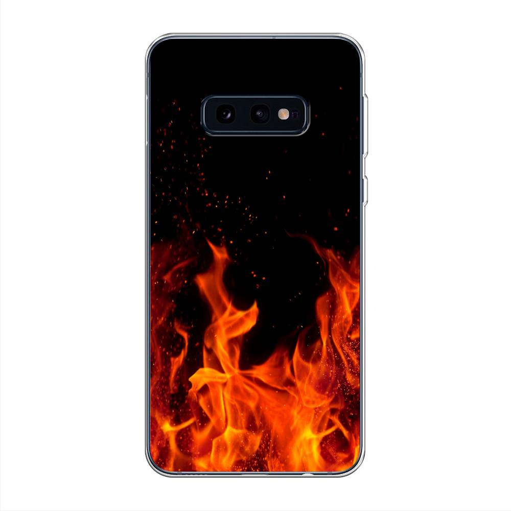 фото Чехол awog "все в огне" для samsung galaxy s10e