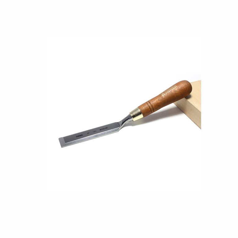 Плоская изогнутая стамеска с ручкой NAREX WOOD LINE PLUS 13 мм, арт. 813313 расческа разнозуб wood с деревянной ручкой 20 х 3 см