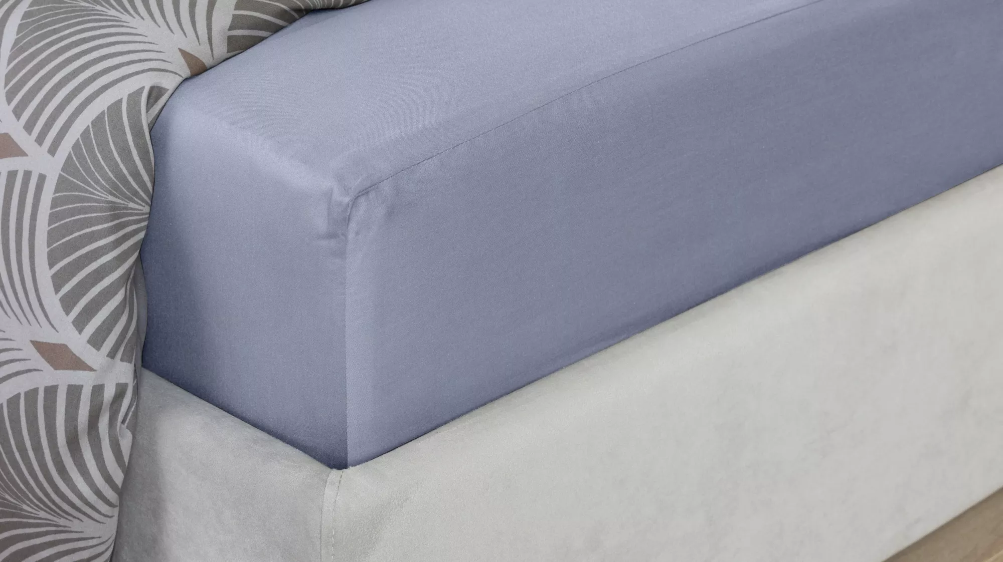 

Простыня на резинке Askona (Аскона) Home Line деним 180x200, Home Line