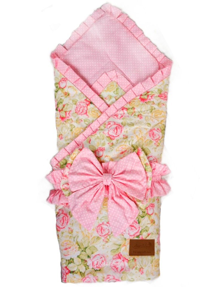 

Одеяло на выписку AmaroBaby HAPPY сказка розовый, AMARO-6003
