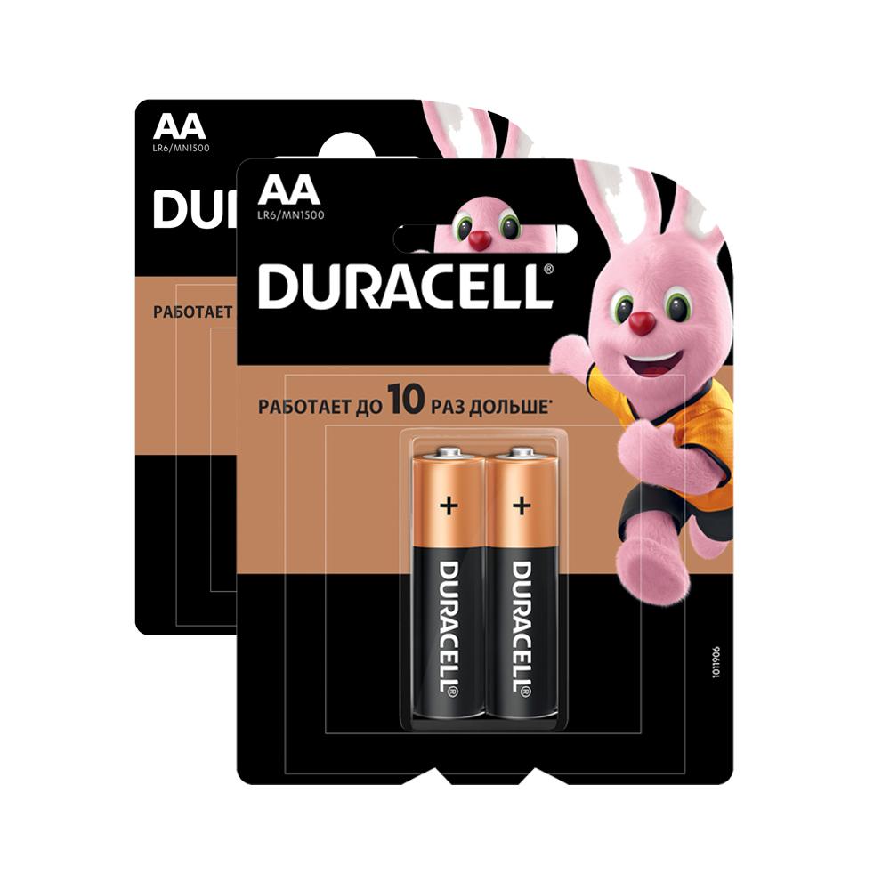 фото Батарейка duracell basic aa lr6 2шт