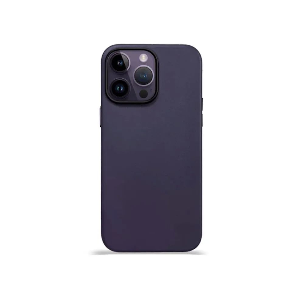 фото Накладка для iphone 14 pro k-doo noble кожаная фиолетовый nobrand