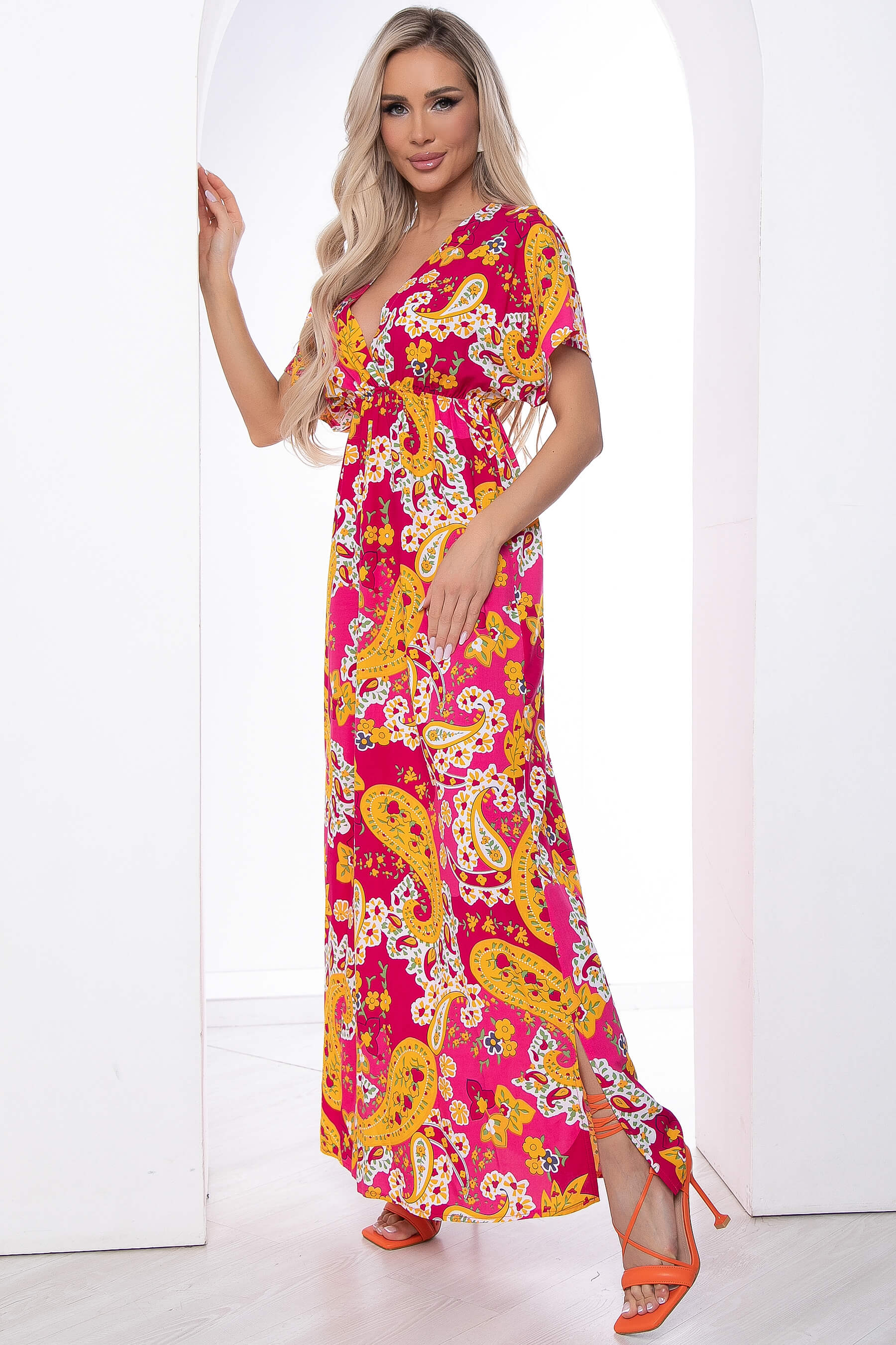 Платье женское LT Collection Лана розовое 46 RU