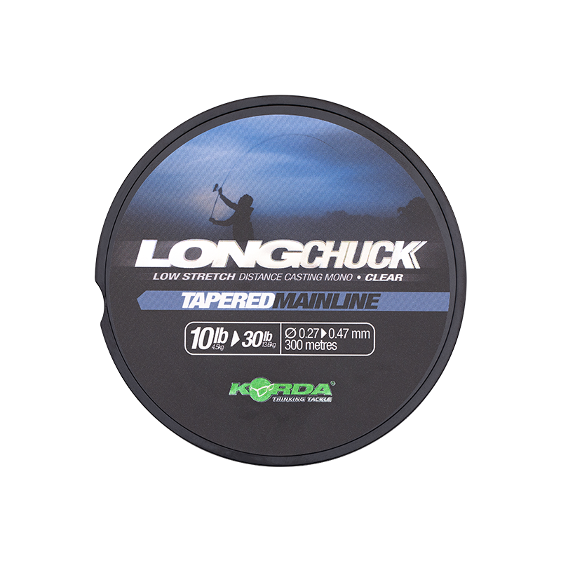 Леска KORDA Long Chuck Tapered Mainline 0,27-0,47мм 300м 10-30lb