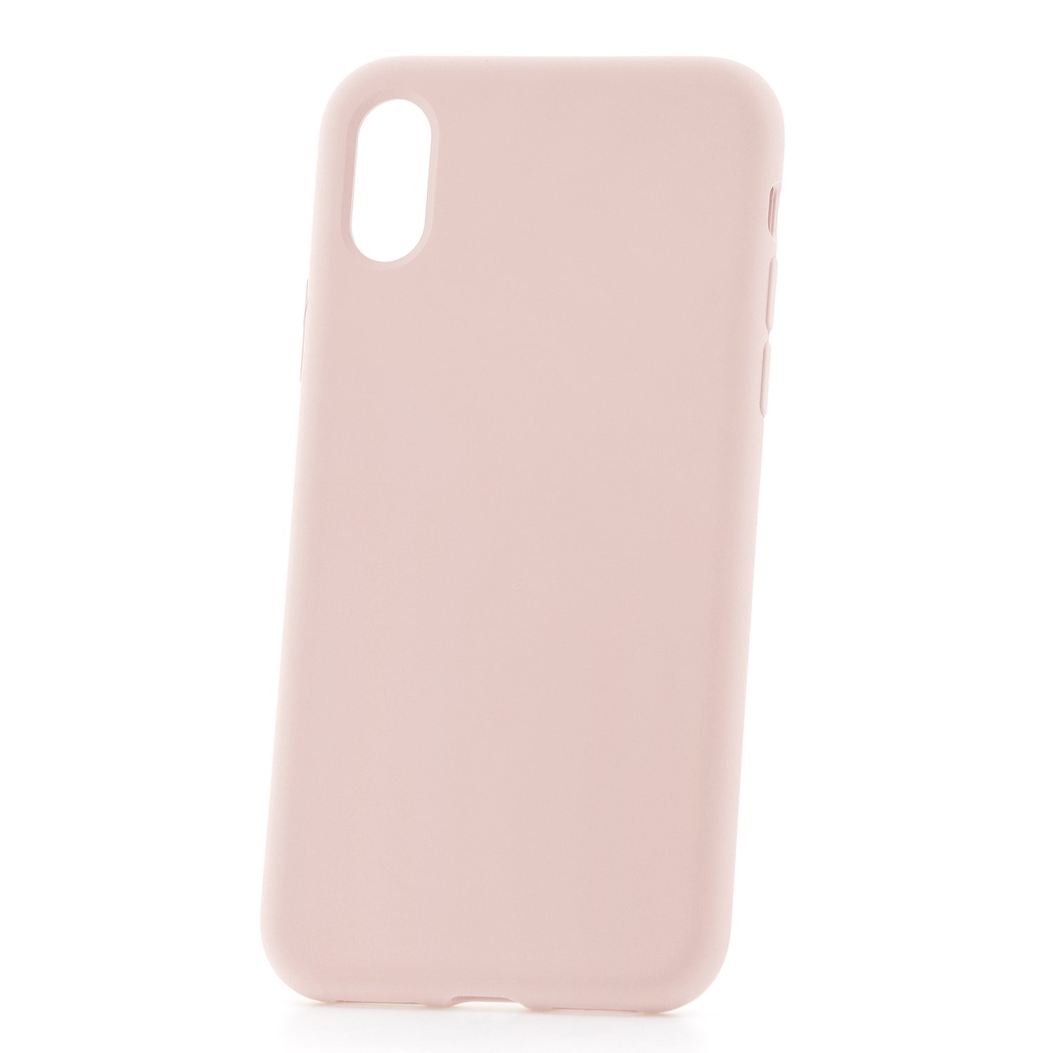 фото Чехол для apple iphone x / xs кruче silicone pink sand